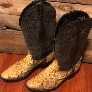 Laredo Snakeskin Cowboy boots